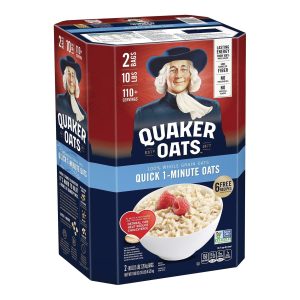 Quaker - Yến mạch Quick 1-Minute Oats (Thùng 4,5kg)