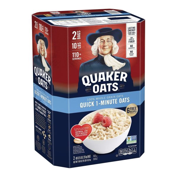 Ảnh sản phẩm Quaker - Yến mạch Quick 1-Minute Oats (Thùng 4,5kg)