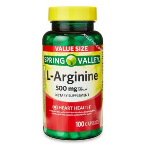 Spring Valley - L-Arginine 500mg (100 viên)