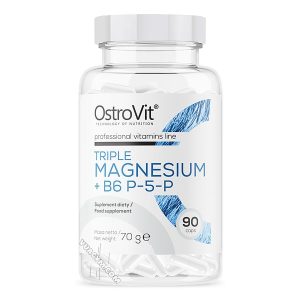 OstroVit - Triple Magnesium + B6 P-5-P (90 viên)