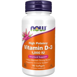 NOW - Vitamin D-3 - 1,000IU (180 viên)